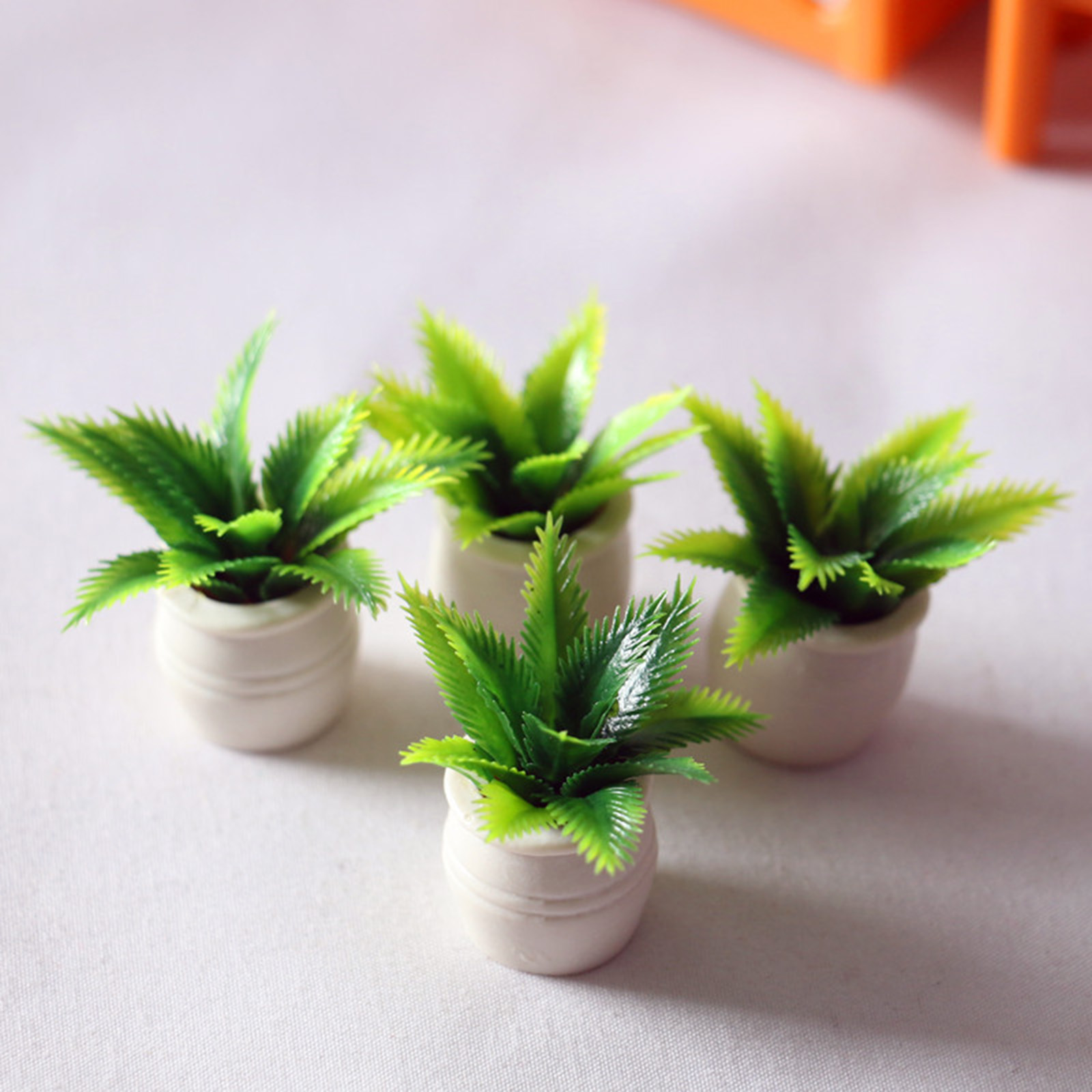 1:12 Dollhouse Miniatures in Pot Tree Plants Model Decoration Accessory