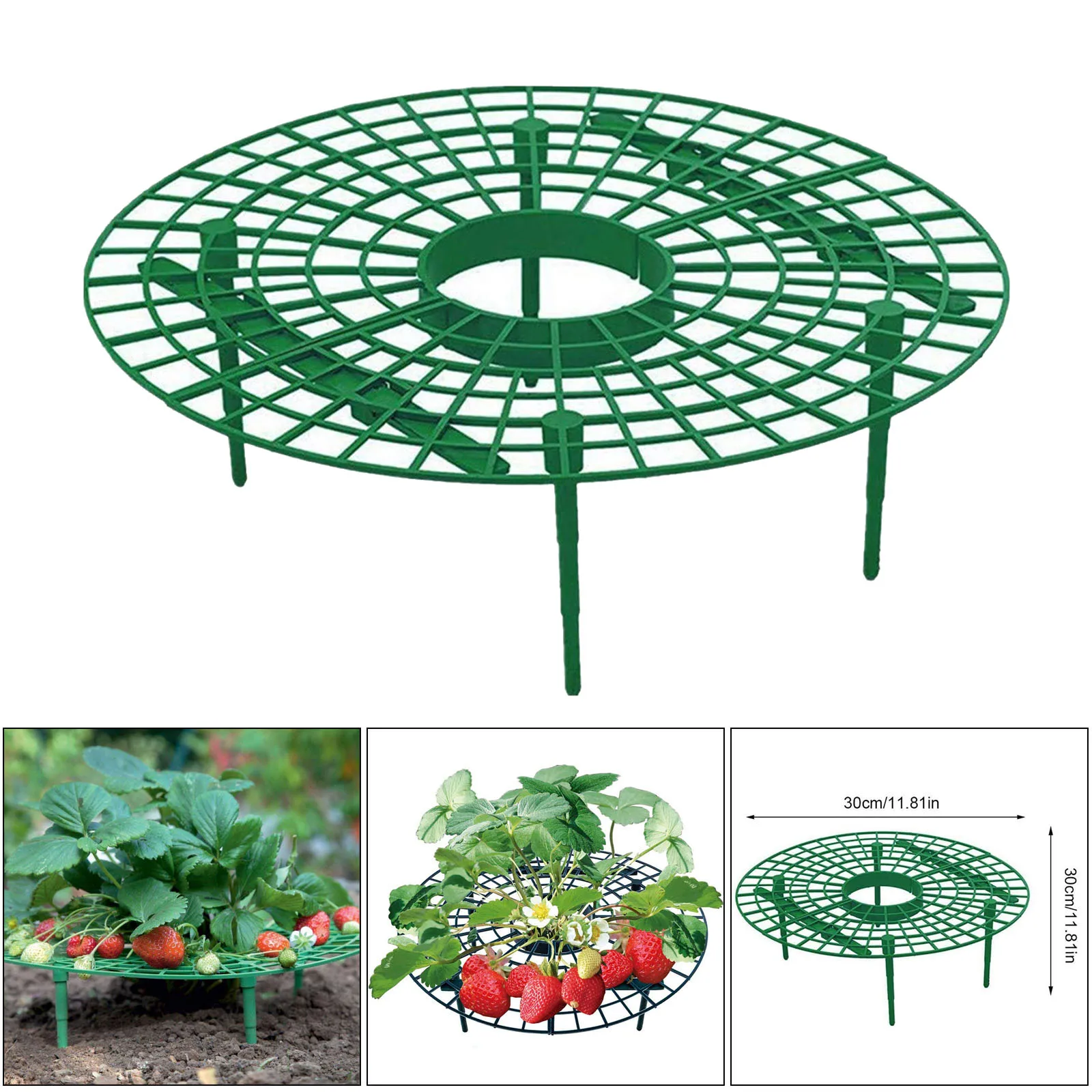 Strawberry Stand Frame Fruit Vegetable Support Growing Rack Vine Pillar Lightweight Gardening Stand