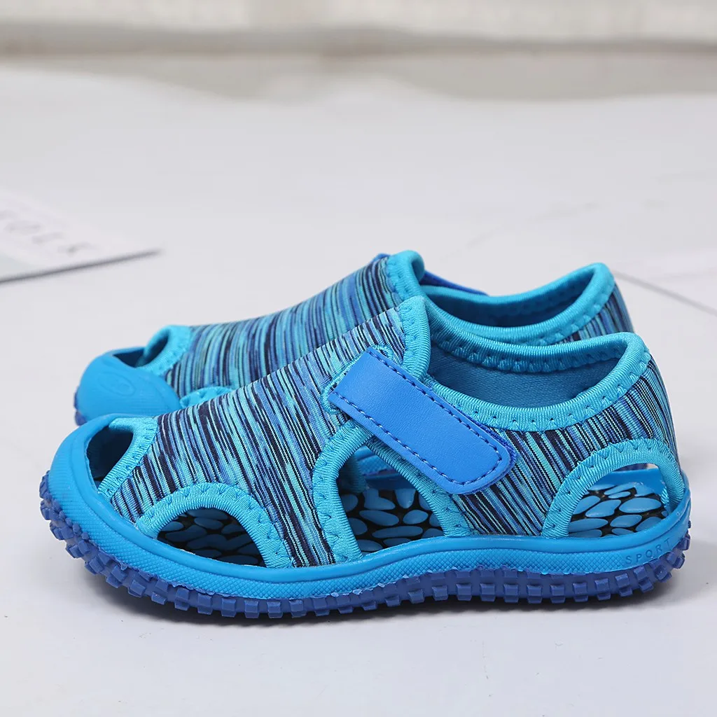 2022 New summer kids shoes Baby Girls Boys Sandals Children Beach Sandals Toddler Outdoor Sneakers Soft Anti-collision Shoes child shoes girl