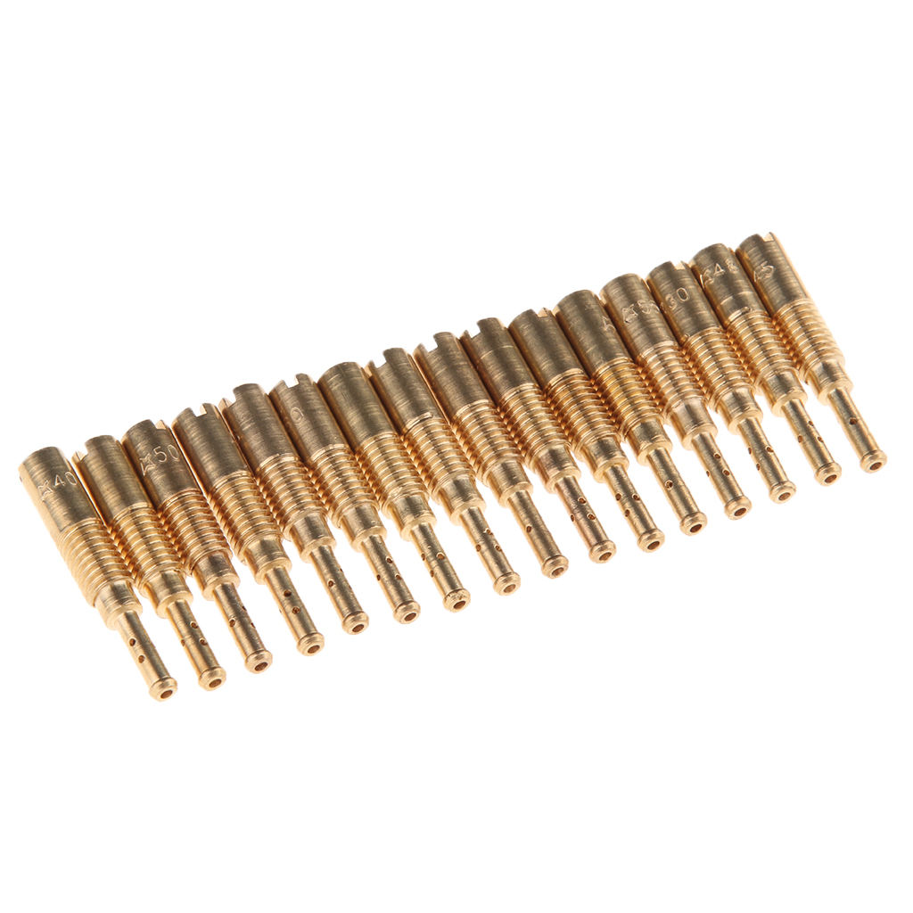 16pcs Carburetor Slow Pilot Jet Carburator for  Carb PZ19 PB16/18/20/30 - 60 Injector Nozzle Motorcycle Carburetors Parts