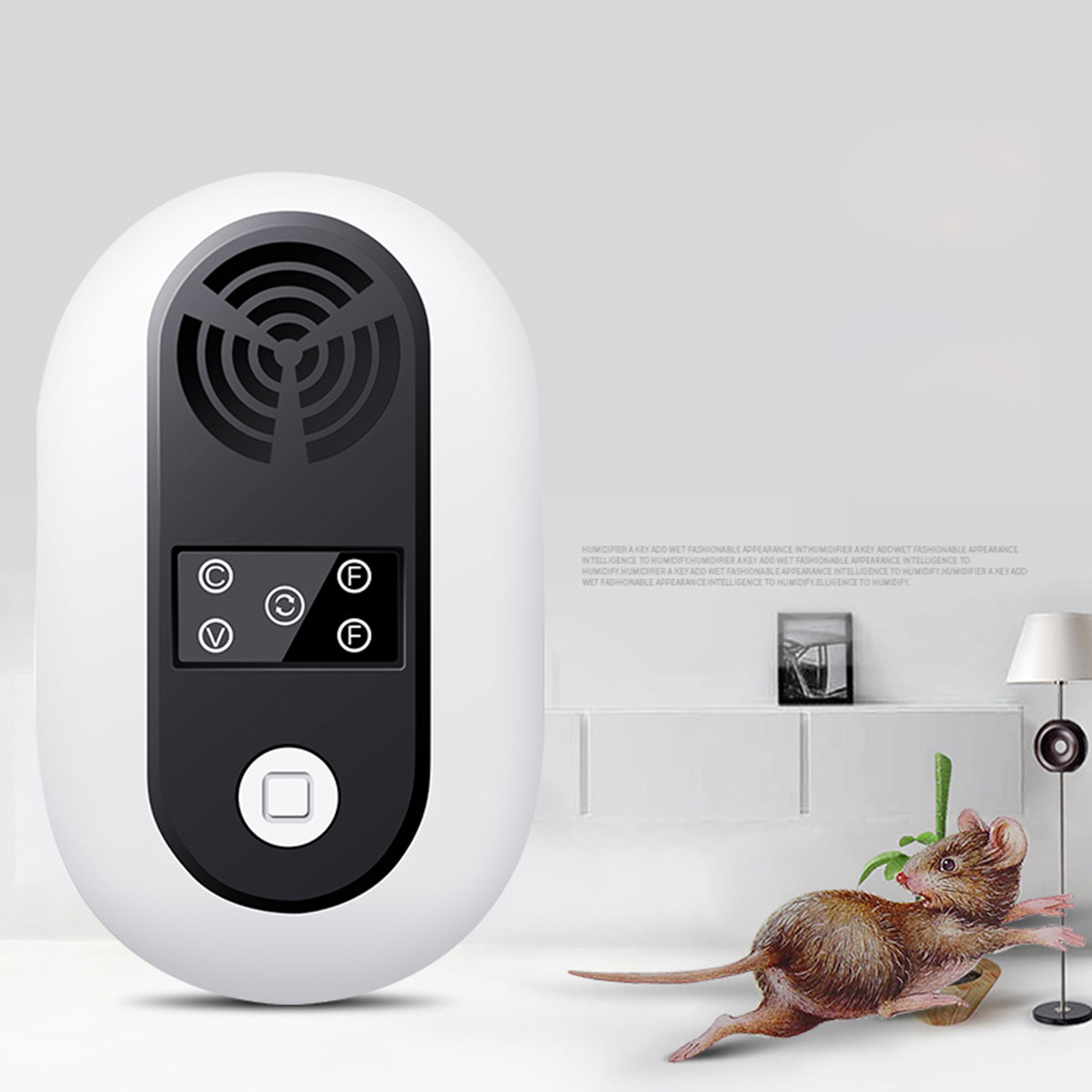 Portable Electronic Ultrasound Pest Repeller Reject Animal Insect Mice Rodent Repellent Repeller Pest Control US Type