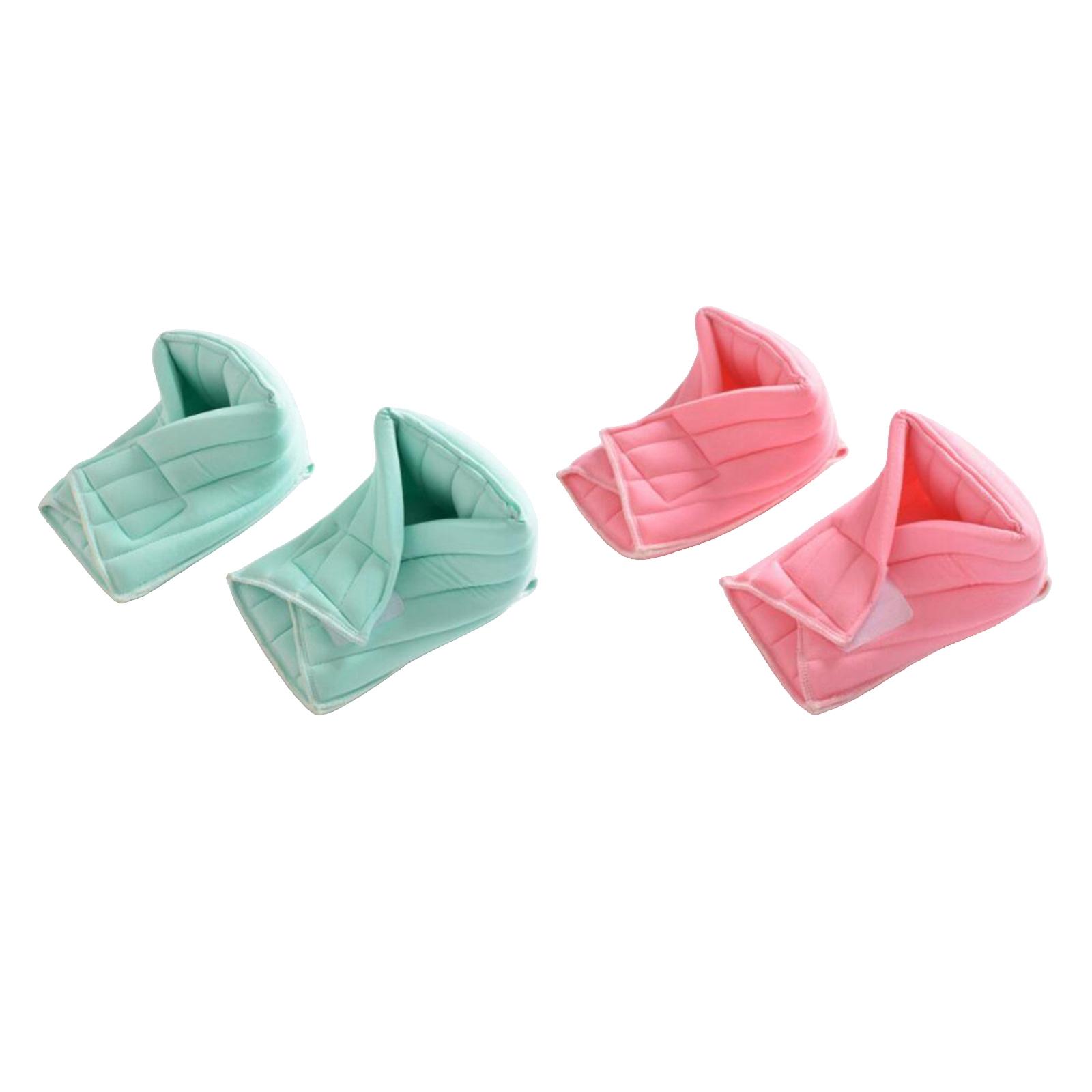1 Pair Strapping Washable Cotton Sleeves Protector Pillow Foot Pillow for Relieveing Pressure from Sores and Ulcers Ankles Heel