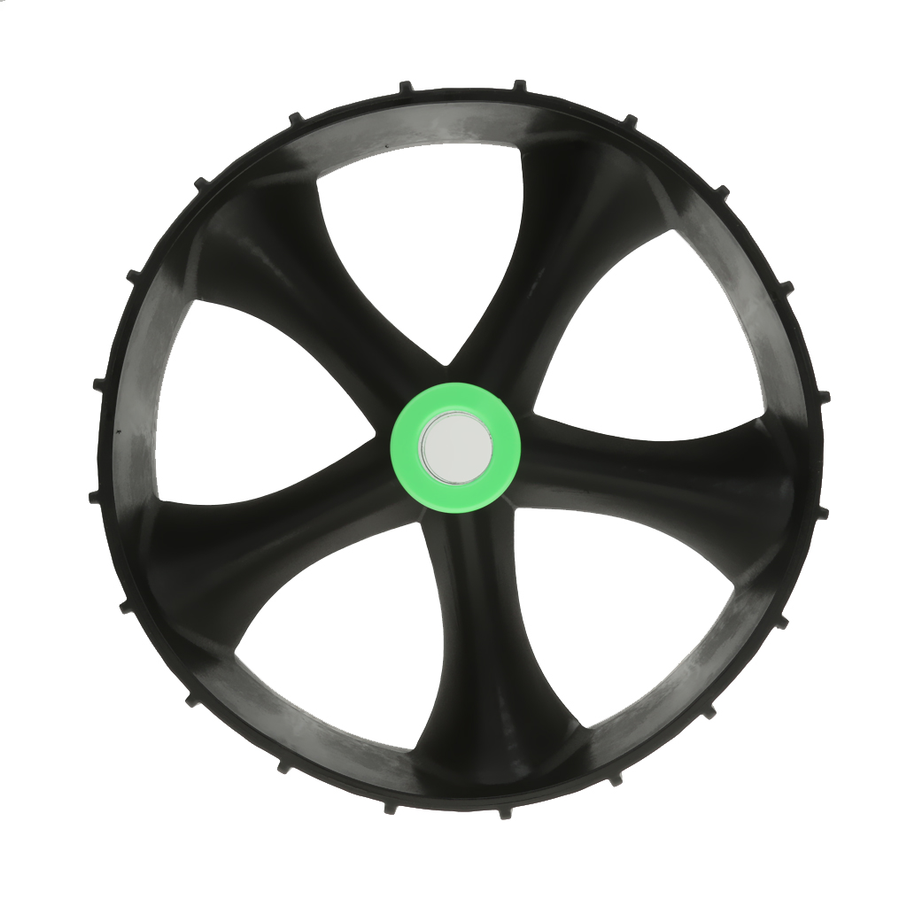 1pcs Kayak Canoe Wheel Cart Boat Carrier Trolley Wheel - Black