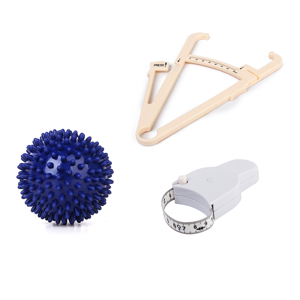 Footful Massage Ball Stimulate the Blood Circulation Massage Muscles Relieve Tension+Body Tape Measure+Body   Tester Caliper