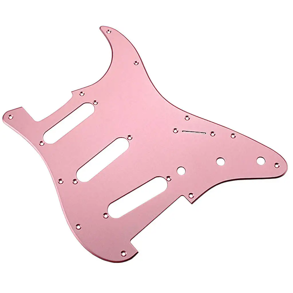 Aluminum Alloy Sss Guitar Pickguard Pickups Scratch Plate Music Instruments Replacement for ST Guitar Gifts