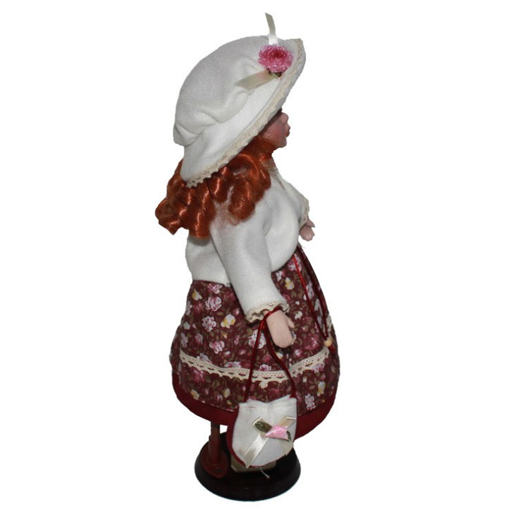 Handmade Victorian Porcelain Doll Collectible 16inch Porcelain Doll Figurine