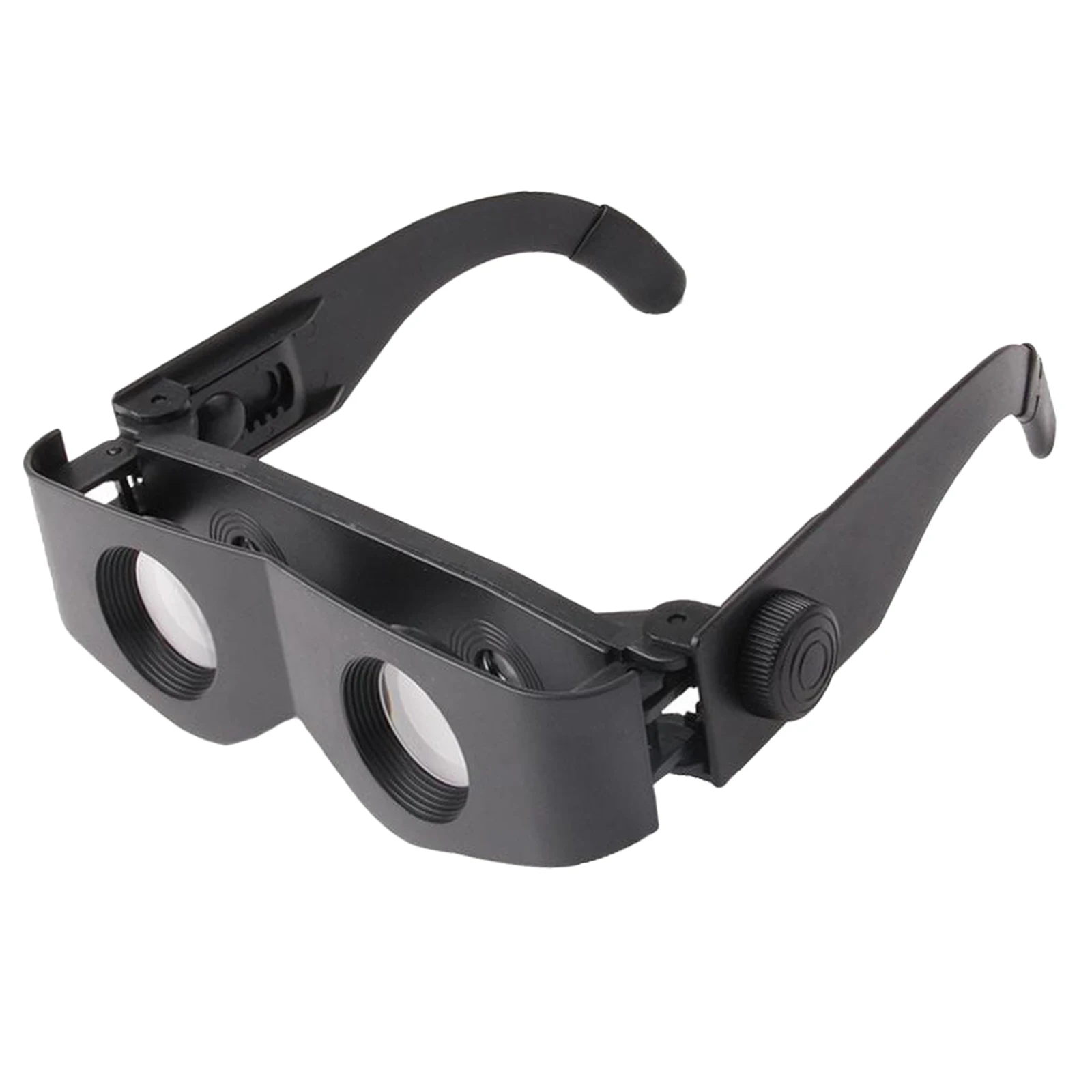 Adjustable Focus Glasses Telescopic Magnifier Binoculars : 300 ~ 400%