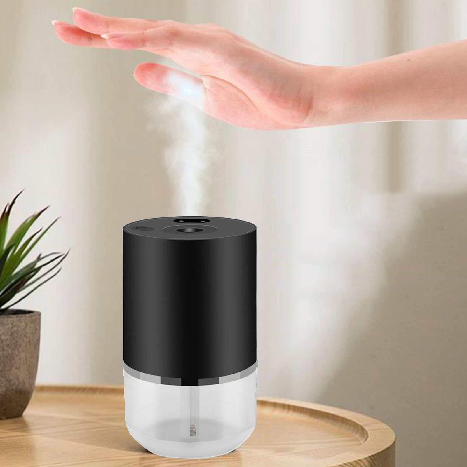 Intelligent Mini Auto Alcohol Sprayer, Induction Disinfection Non-Contact Nano Mist Spray, Smart Dispenser Sensor Sterilizer