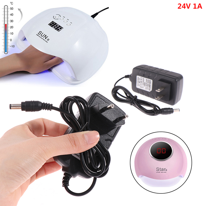 Best of 24V 1A Power Supply Adapter Charger 24W UV LED Lamp Nail Dryer Nail Art Tools Reviews & Tips