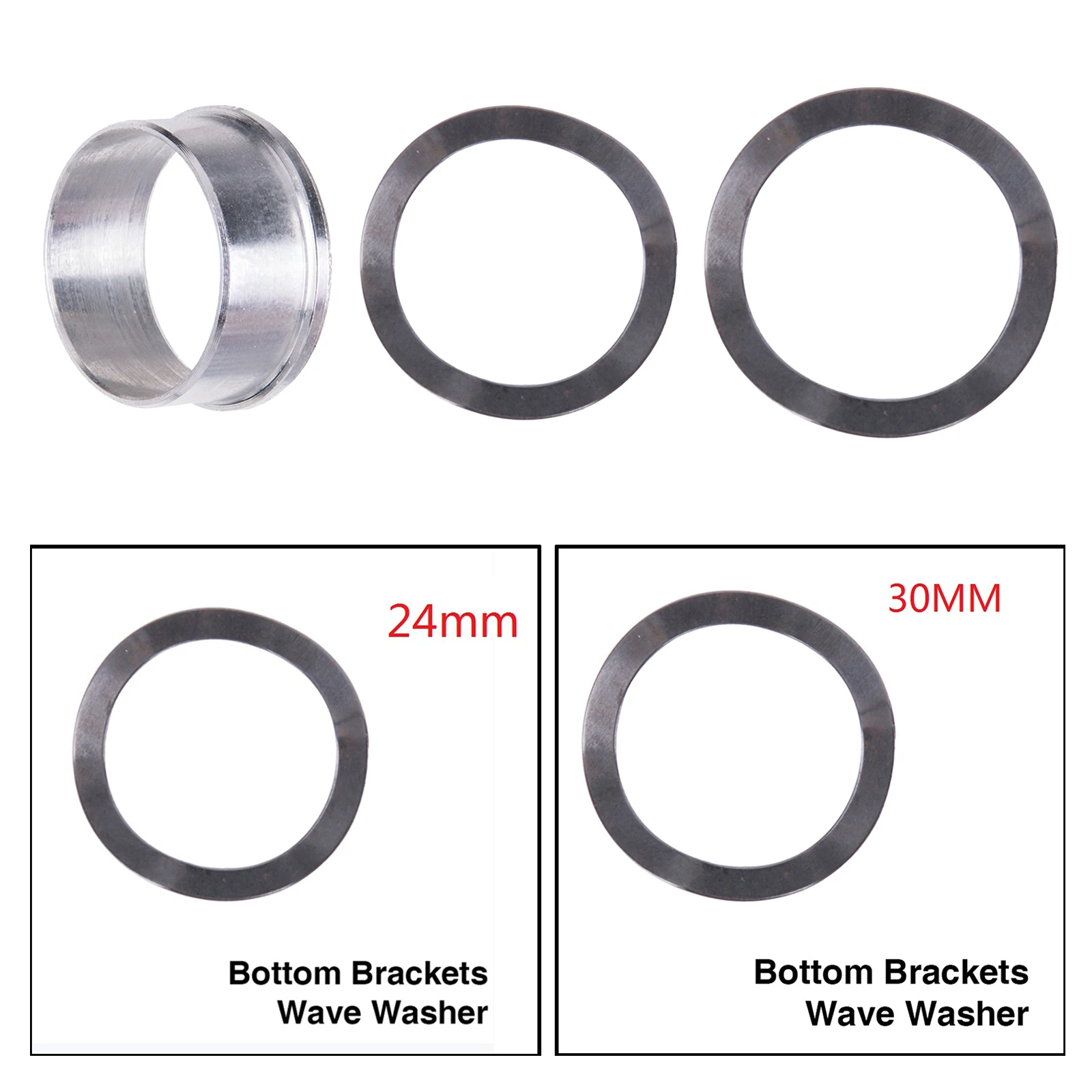 Mountain Bike Bottom Bracket GXP Adapter Washer 24 22mm Bicycle Accessories