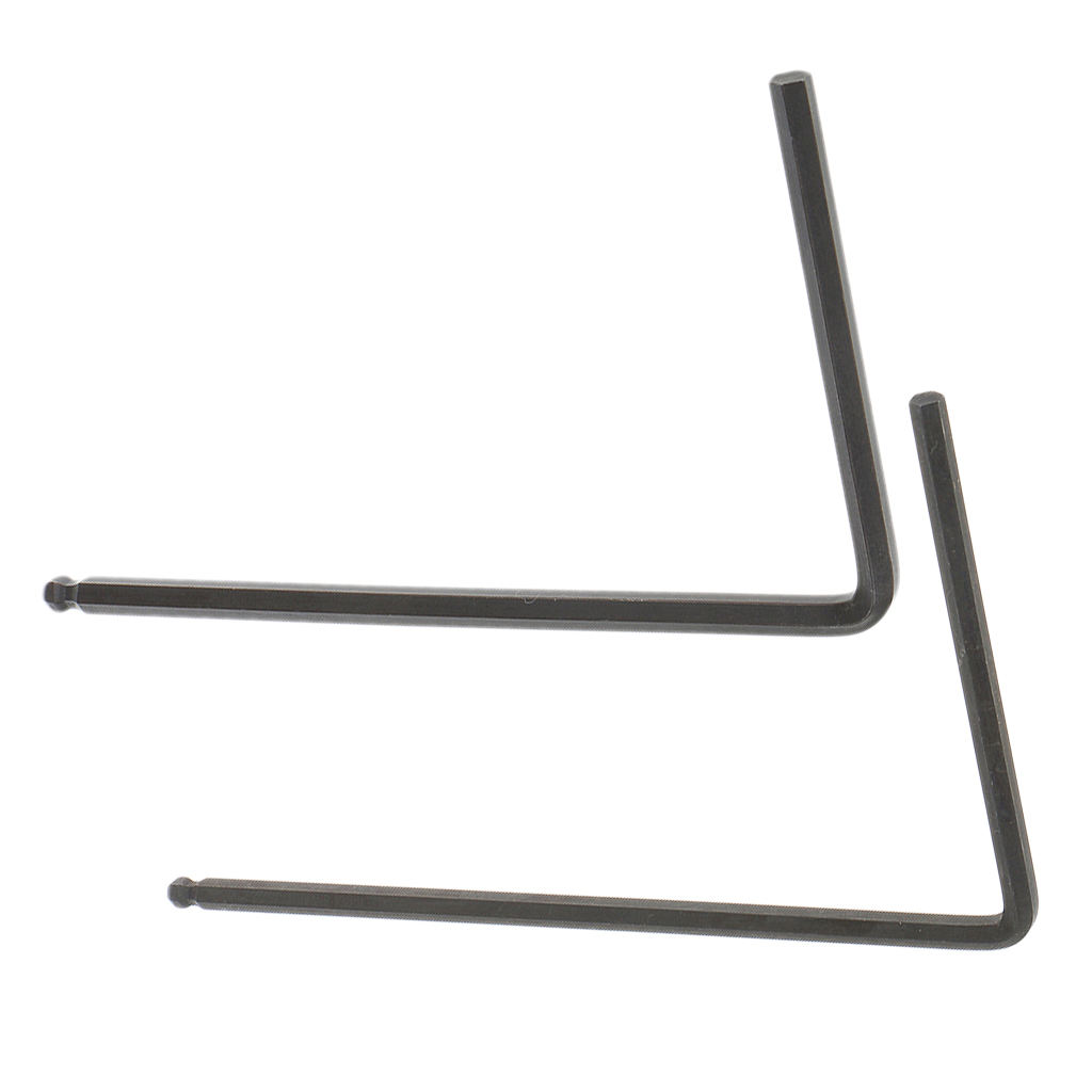 2 Pieces 12.4x7.4cm  L-shape  Rod Allen Wrench Guitar Adjustment Tool for  Guitar