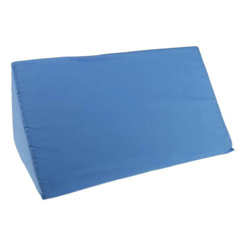 New Orthopedic Acid Reflux Bed Wedge Pillow Sponge Cotton Back Leg Elevation Cushion Pad Bedding Zipper Pillow Large Size
