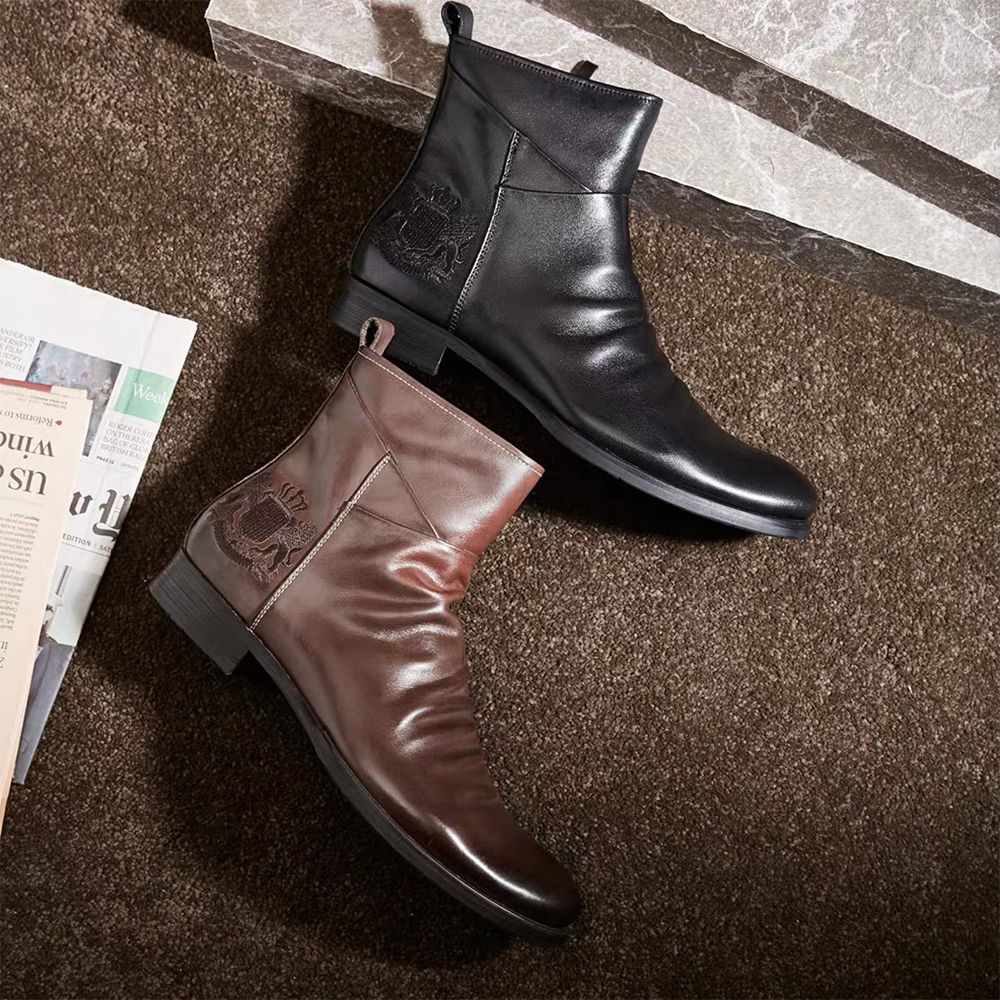 بوت چرم طبیعی آکسفورد Luxury Ankle Boots 16 He96ffc53f75047e0bf41d2c8ab7a2ef0X