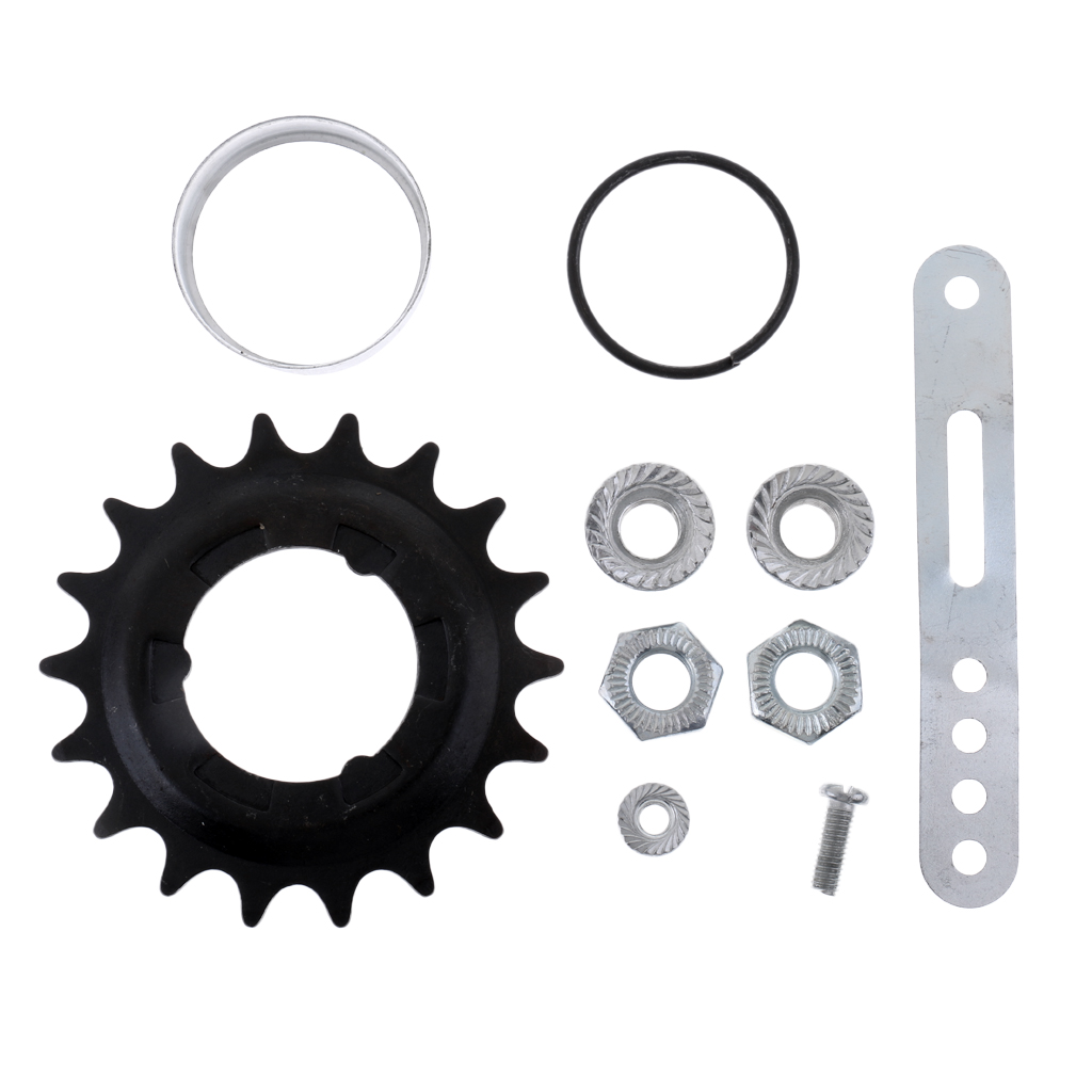 32 Holes Bike Bicycle Coaster Brake Rear Hub Back Pedal MTB Fixed Gear Parts 18 Tooth Sprocket Rear Wheel Coaster Hub
