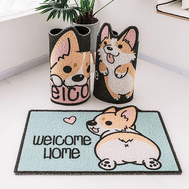 Anti-Slip Corgi Dog Door Mat – My Heart Teddy