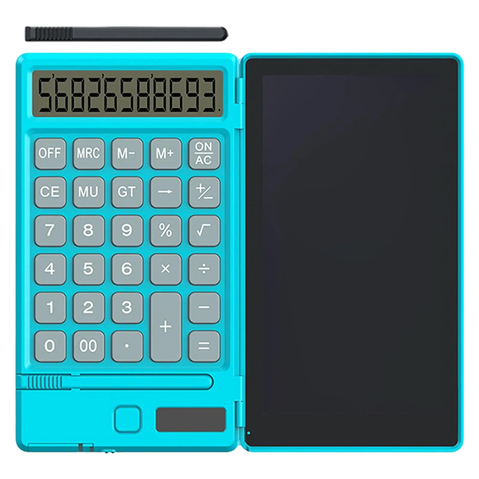 Calculator Writing Tablet Handwriting Board Solar and Battery Dual Power Notepad Desktop Calculators for Electronic Drawing Work