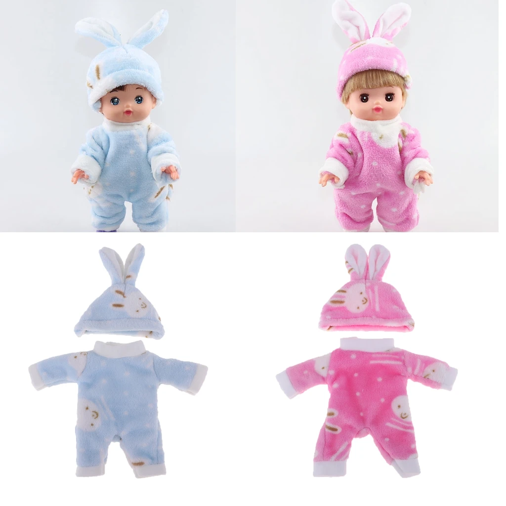 Comfortable Clothes for Mellchan Baby Doll 9-11inch Reborn Girl Rombers 