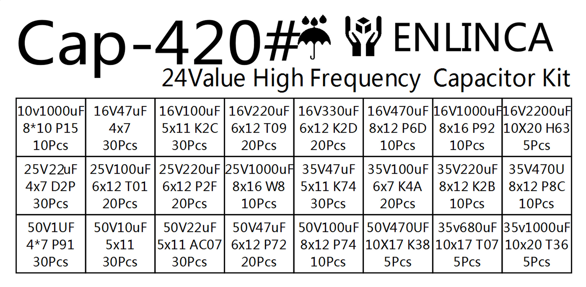 2200uf 3300uf Capacitor Eletrolítico de Alumínio 420pcs