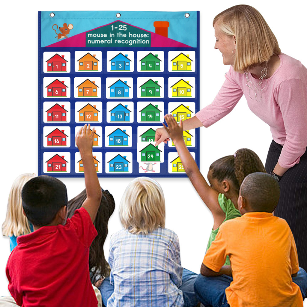 Hide and Seek Games Number Color Learning Educational Chart Classroom Supplies Home School Supplies