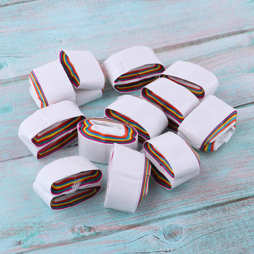 12Pcs/Set Magic Paper Mouth Coils Funny Magic Props and Gimmicks Magic Kit