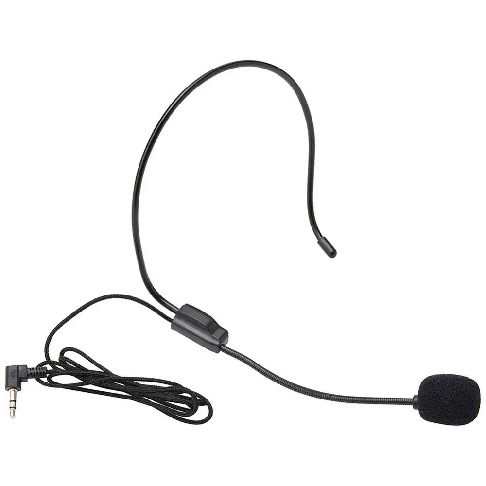 Portable Over The Head Wear a microphone Clip Microphone for Lectures Speech Microphone Headset Phone wheat bee ear mic