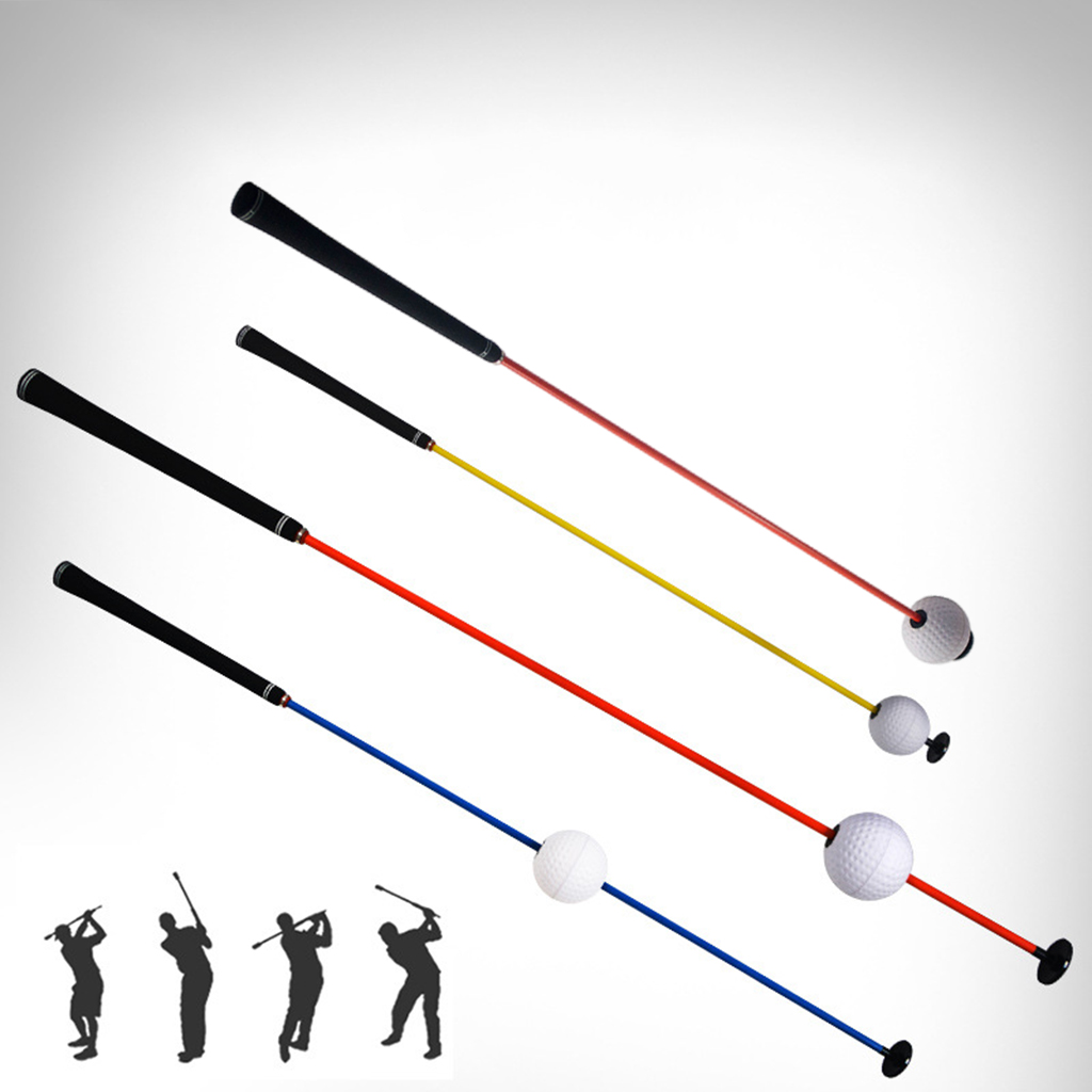 100cm Golf Practice Swing Aid Tool Beginners Auxiliary Training Equipment Swing Exercise Stick Indoor Outdoor Golf Equipment