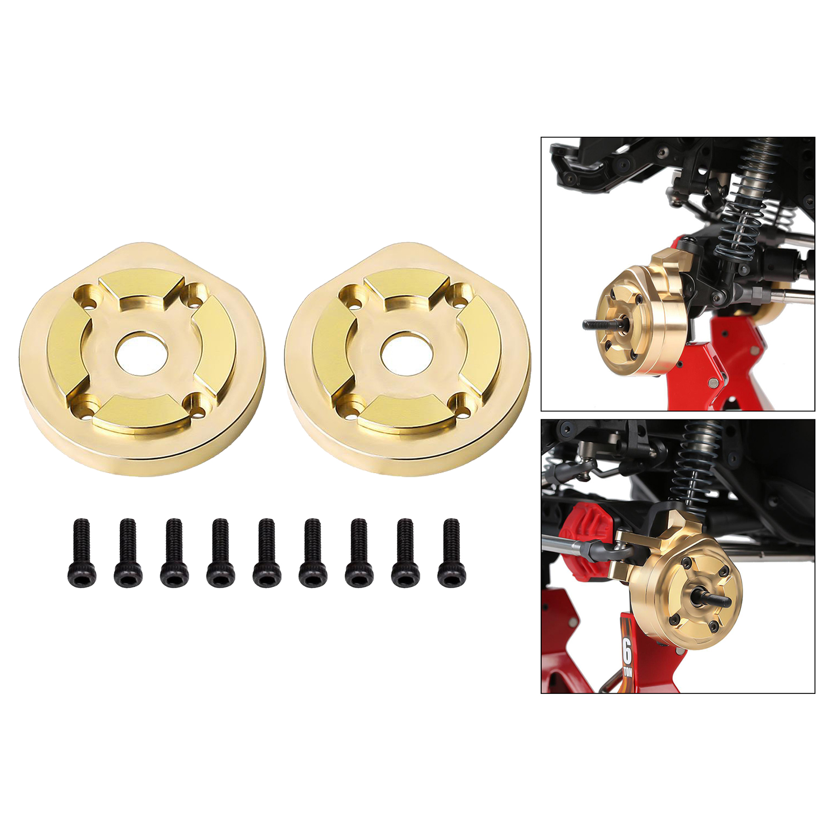 2x Brass Counterweight Balance Weight portal cover Upgrade Accessories