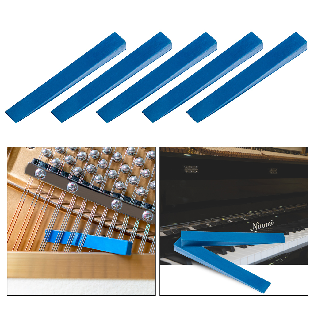 Piano Tuning Mutes Tuning Tools KIT for Bass String Mute Tuning Parts Blue