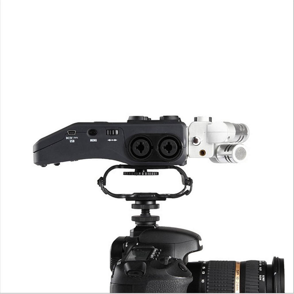 Microphone Shock Mount for Zoom H4n/H5/H6/H1, Tascam DR-40/DR-05, Olympus LS-100, LS-12, Linear PCM Recorders