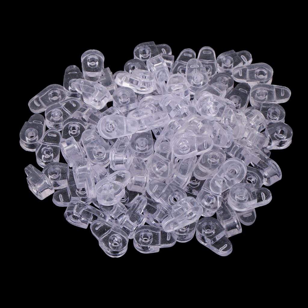100pcs High Quality Fixing Protecting Glass Clips Plastic Retainers Screen Panel Clips