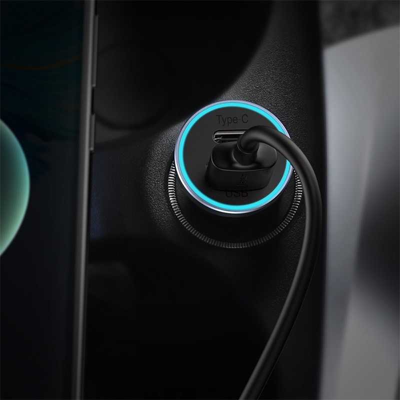 Baseus 40W Car Quick Charger 3.0 USB Charge USB Type C PD 3.0 Fast