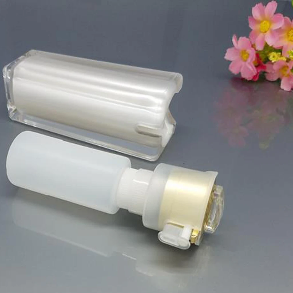 Portable Jar Luxury Airless Pump Bottle Lotion Bottles For Travel,Stay Overnight,Hiking,Outdoor,Camp