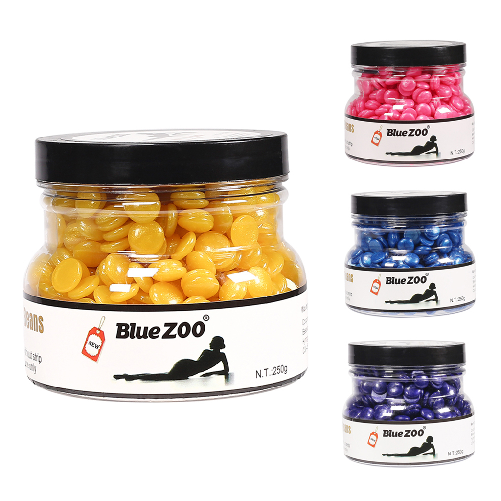 250g Depilatory Wax Beans Pearl Wax Beads Hair Removal For Body Legs, Hands,