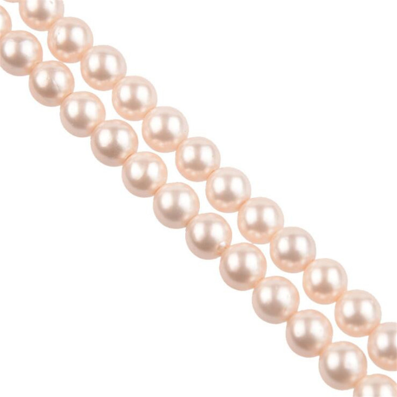 Wholesale OlingArt 4 6 8 10 12 14mm round Red multicolor Glass imitation pearl DIY Earrings Bracelet necklace jewelry making