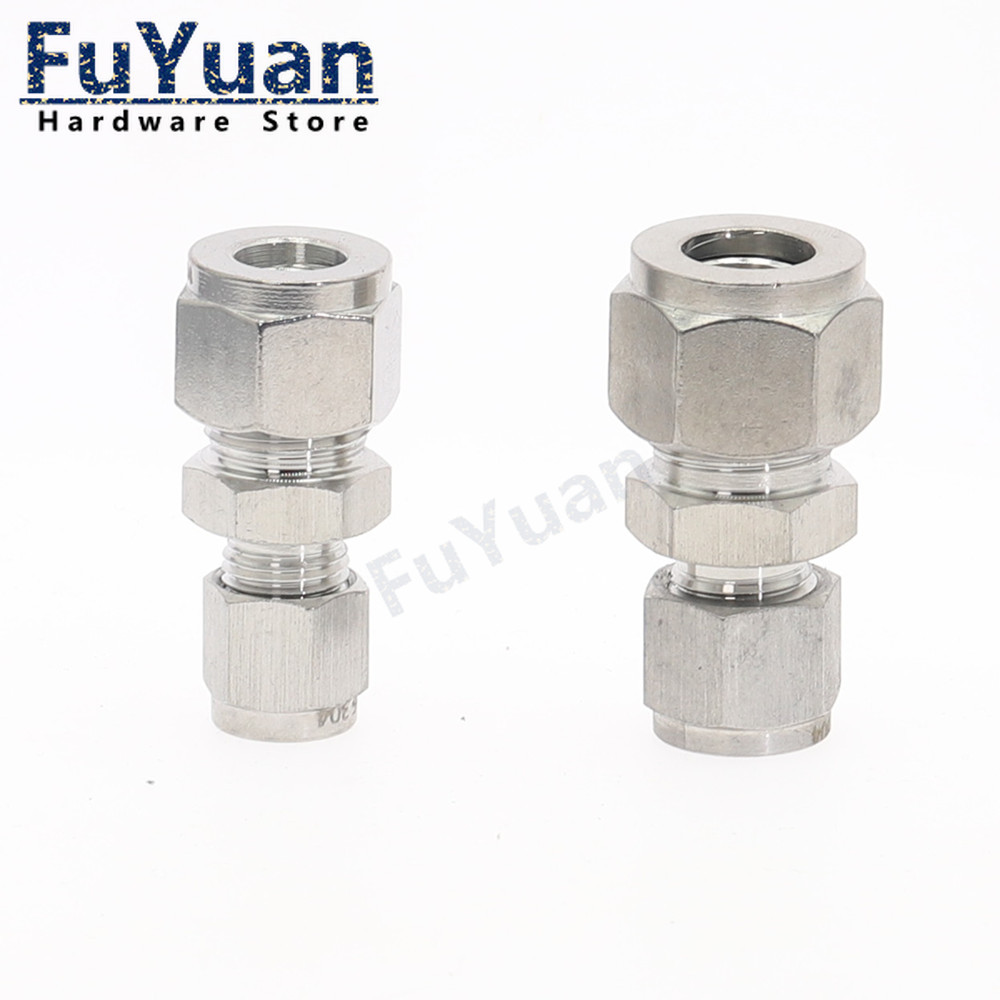 304 SS Edelstahl 3 4 6 8 10 12mm 1/8 "1/4" 3/8 "1/2" OD rohr Doppel Ferrule Rohr Fitting Anschluss – Detail 3