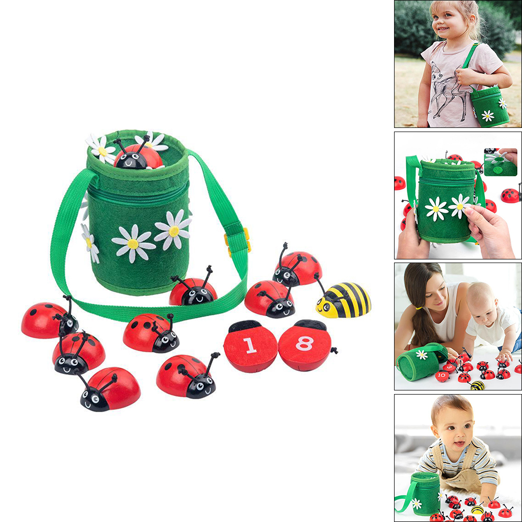 Counting Ladybugs Learn Numbers Early Learning Educational Motor Skill Learn Numbers Cognition Toys for 3 4 5 Years Old Gift