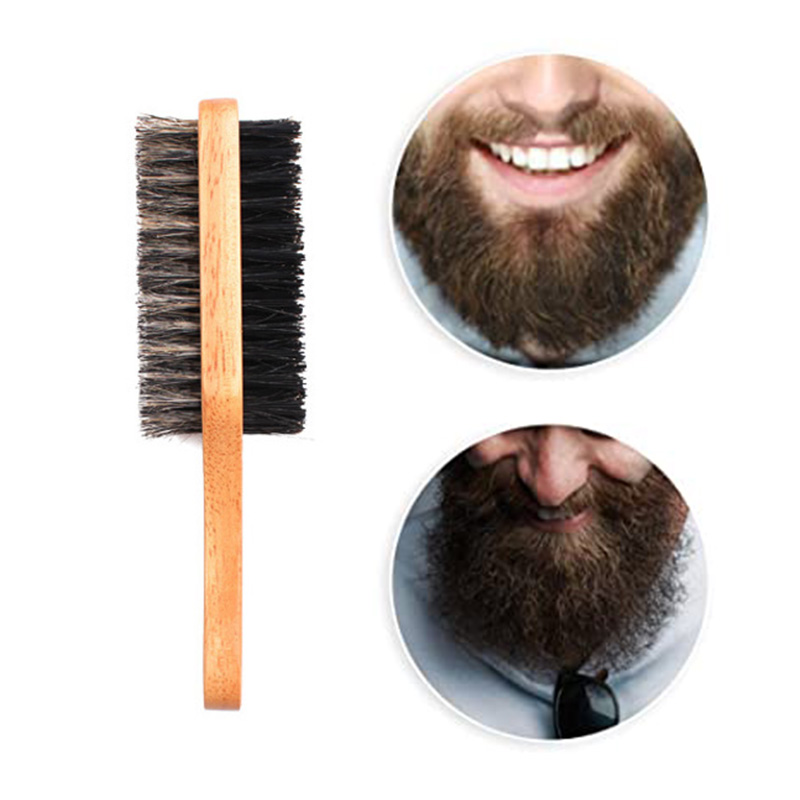 Best of Wood Handle Boar Bristle Beard Brush Beard Grooming Brush For Men Straighten Beard Brush Anti Static Barber Hair Styling Comb Reviews & Tips