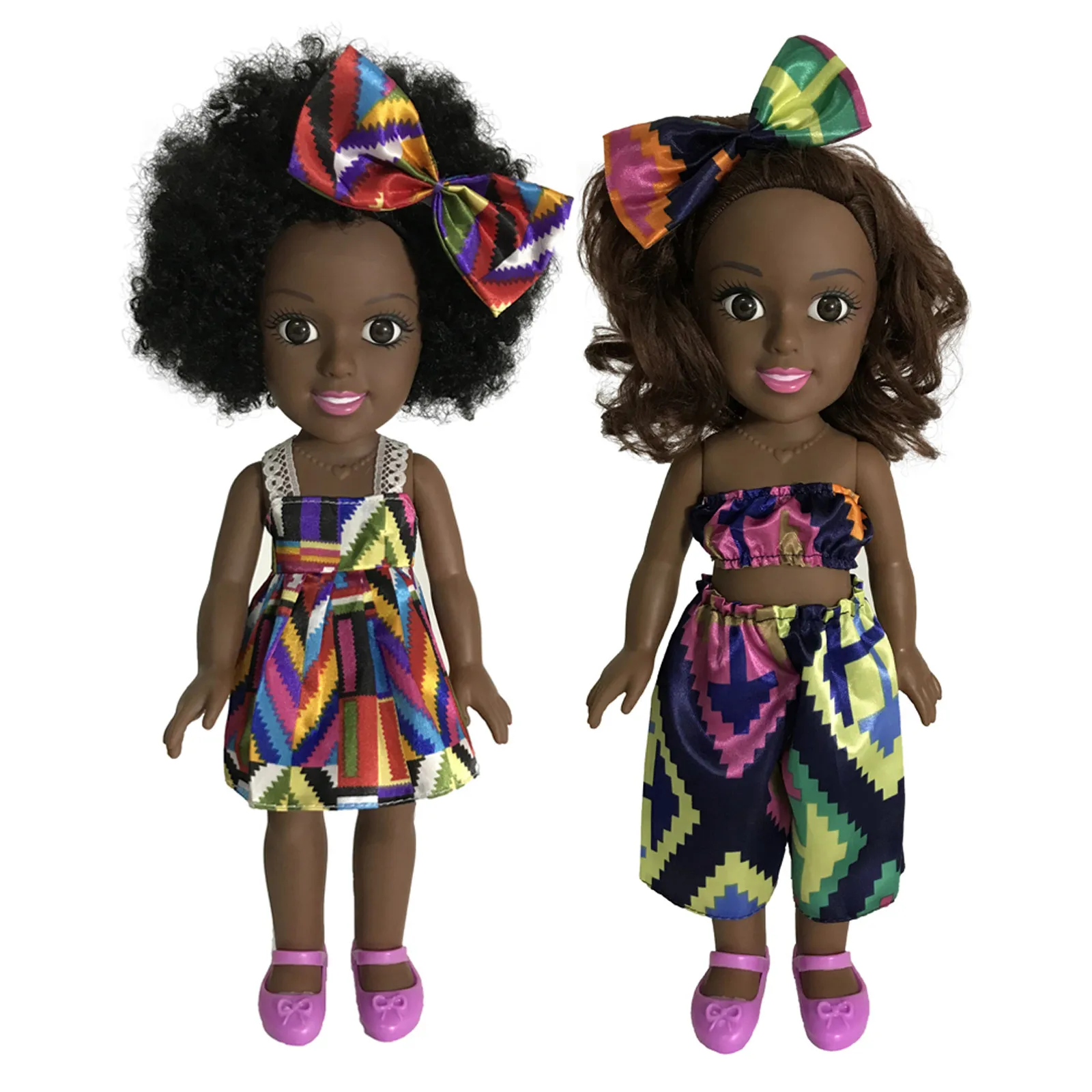 2022 New Baby Dolls For Girls Baby African Doll Toy Black Doll Best Gift Toy Hot Sale Baby Dolls For Kids Toys