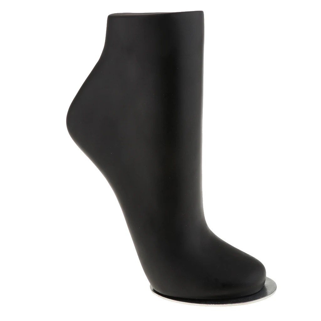 Unisex PVC Mannequin Foot Anklet Socks Display White/Black/Natural S/M/L