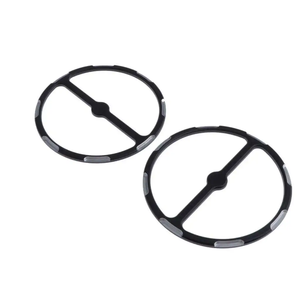 2pcs Aluminum Round Speaker Trim Ring Grille Cover for Harley Touring