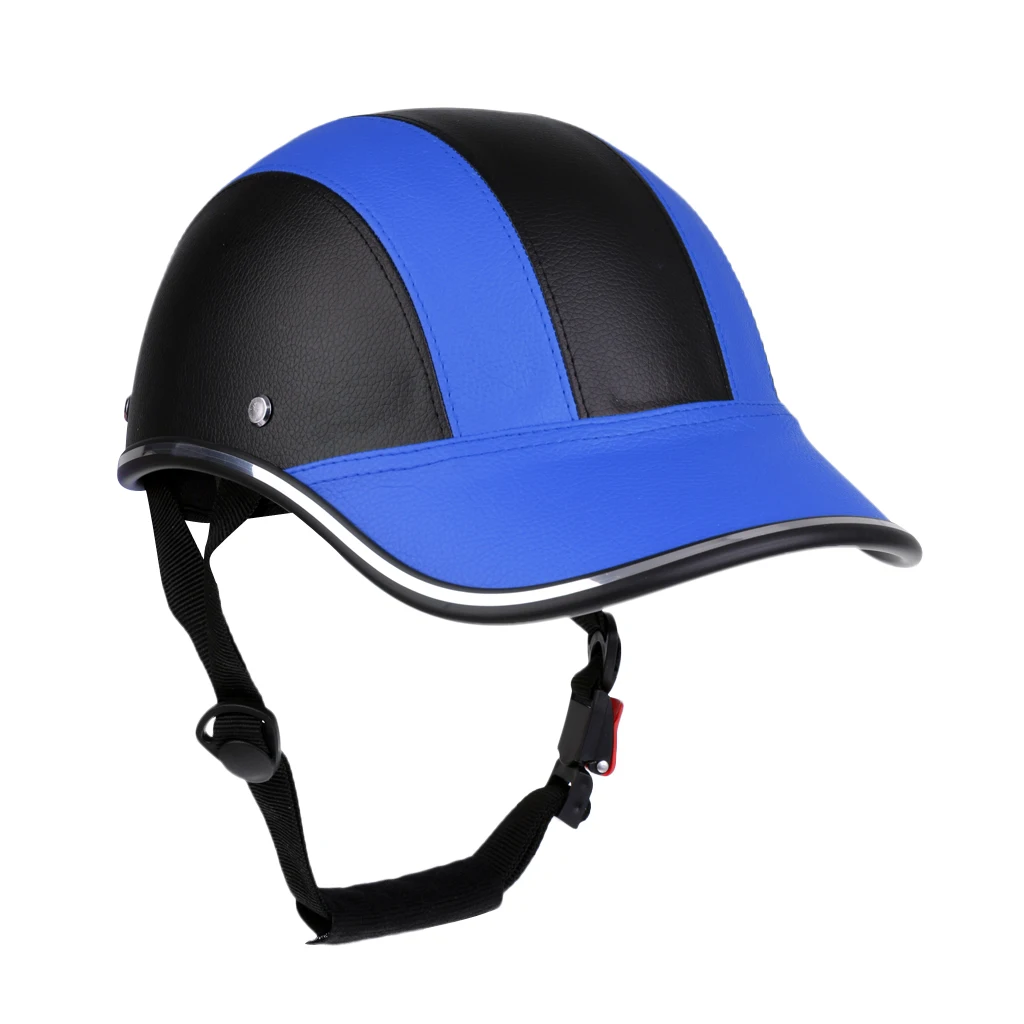 Adjustable Bike Cycling Helmet Baseball Cap Anti-UV Safety Motor Bicycle Helmet for Men Women Outdoor MTB Skating Skateboard