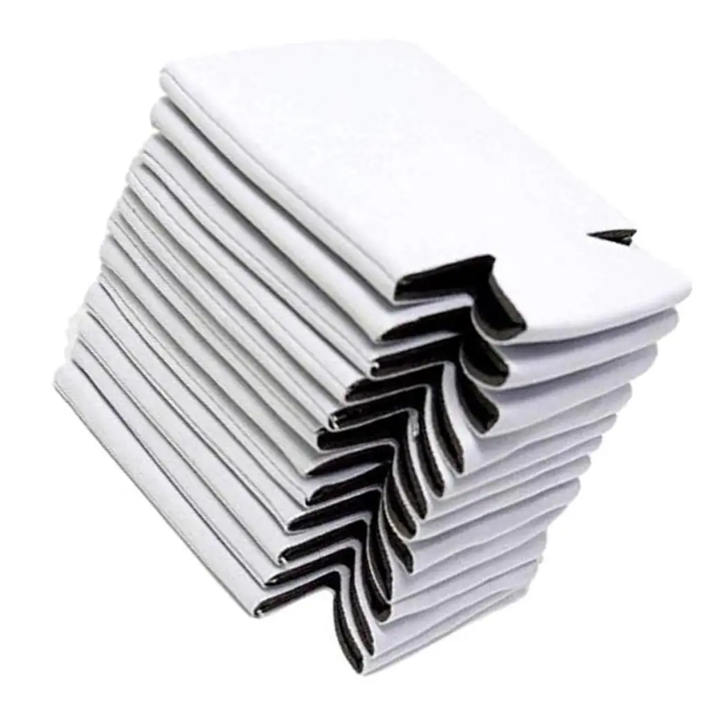 60Pcs Foldable Beer Can Coolers Sleeves Soft Cooler for Parties Beer Bottles