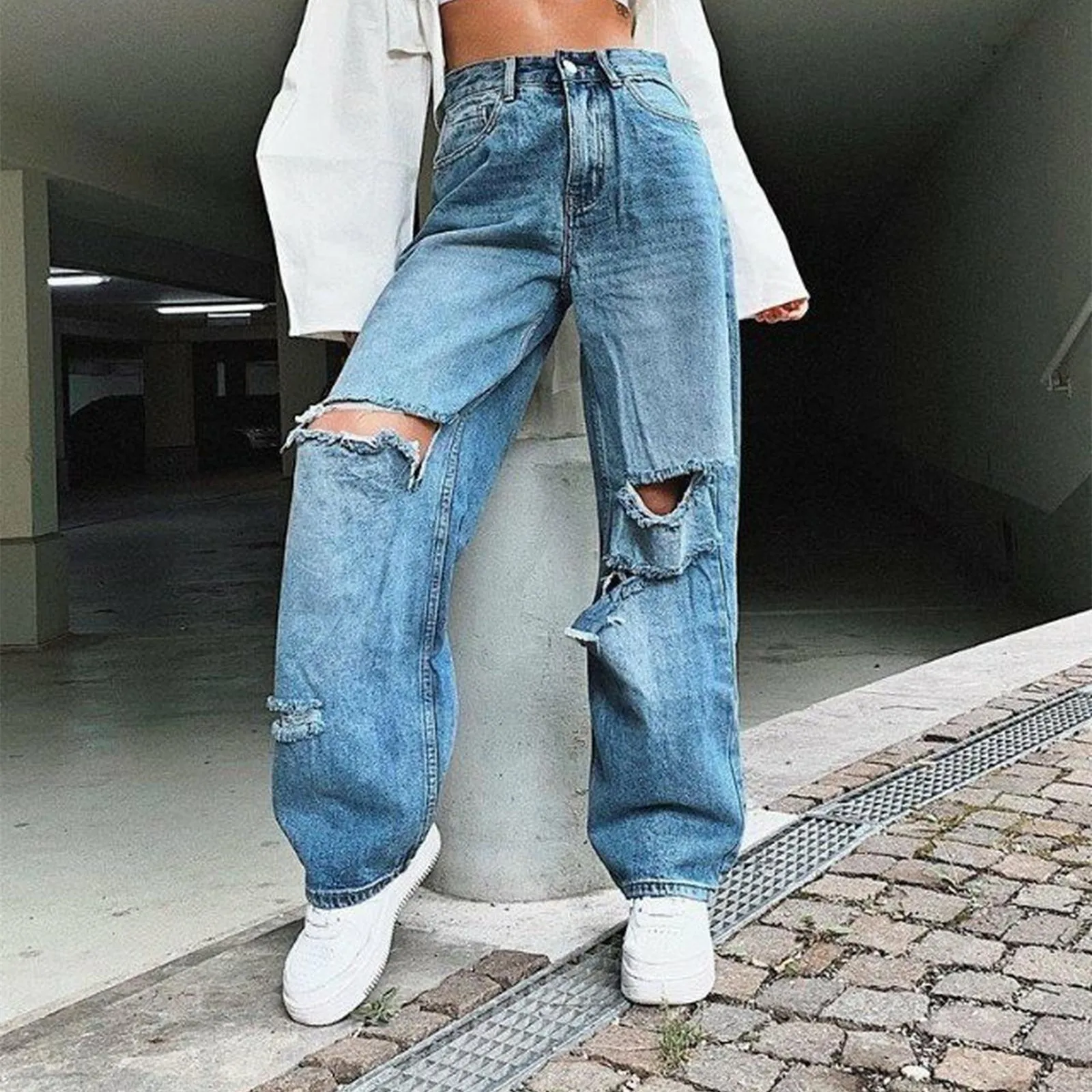 Объемные джинсы
