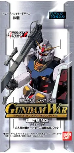 Gundam War 10-Card Booster Pack Mobile Suit Gundam the Card Game 
