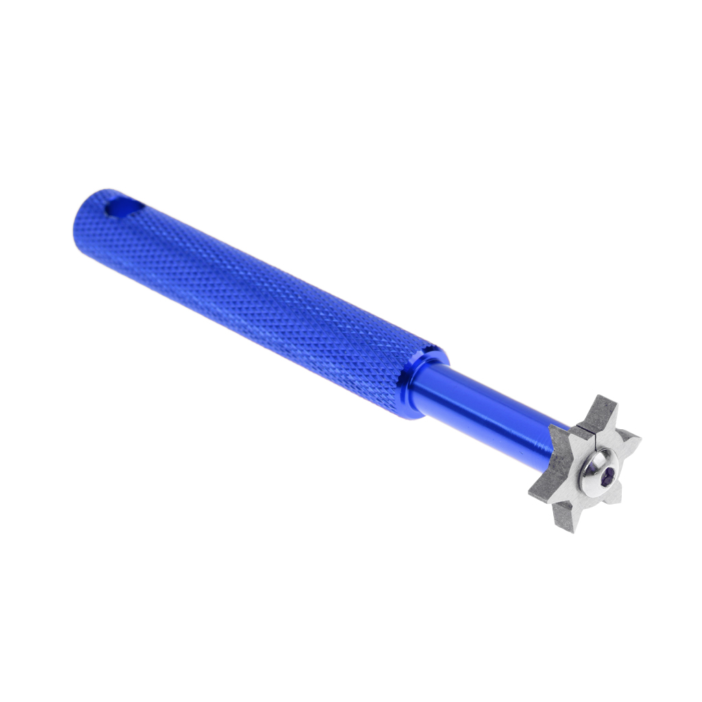 Iron Wedge Golf Club Groove Sharpener 6 Cutters Optimal Backspin Ball Control