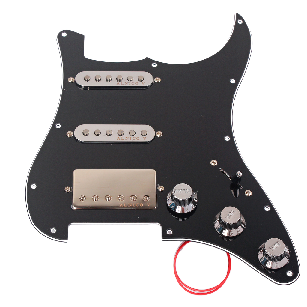 Pre-wired Pickguard SSH Alnico 5 Humbuckers for ST SG Electric Guitars