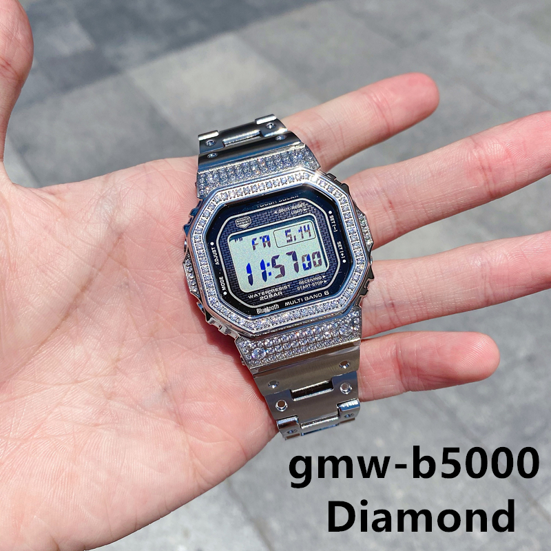 b5000 bezel pulseira de relógio de metal