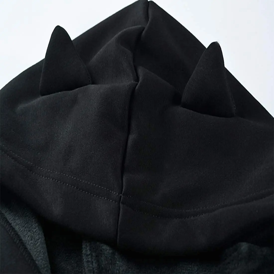 black color cat hoodie with ears