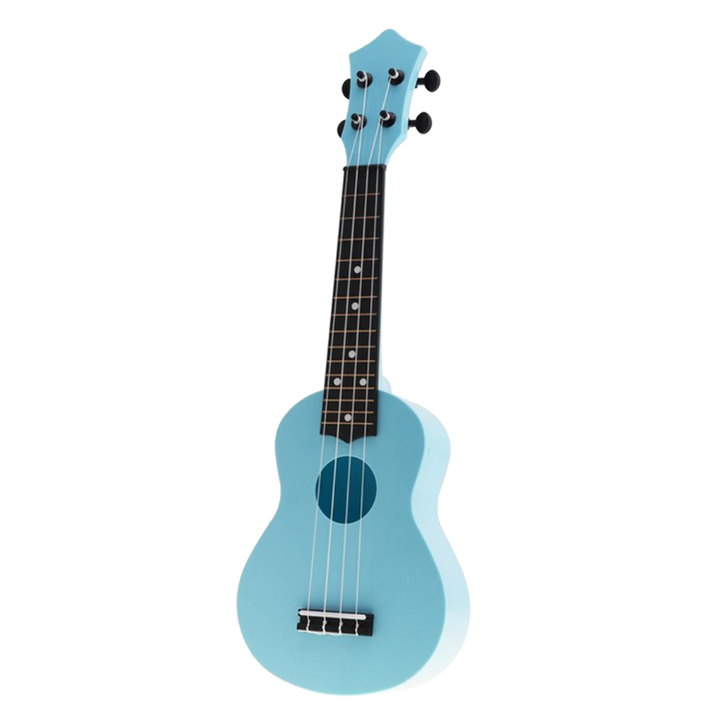 Soprano Ukulele 21 Inch Solid ABS Children Kids Ukulele Christmas Birthday Gifts with 4 Strings