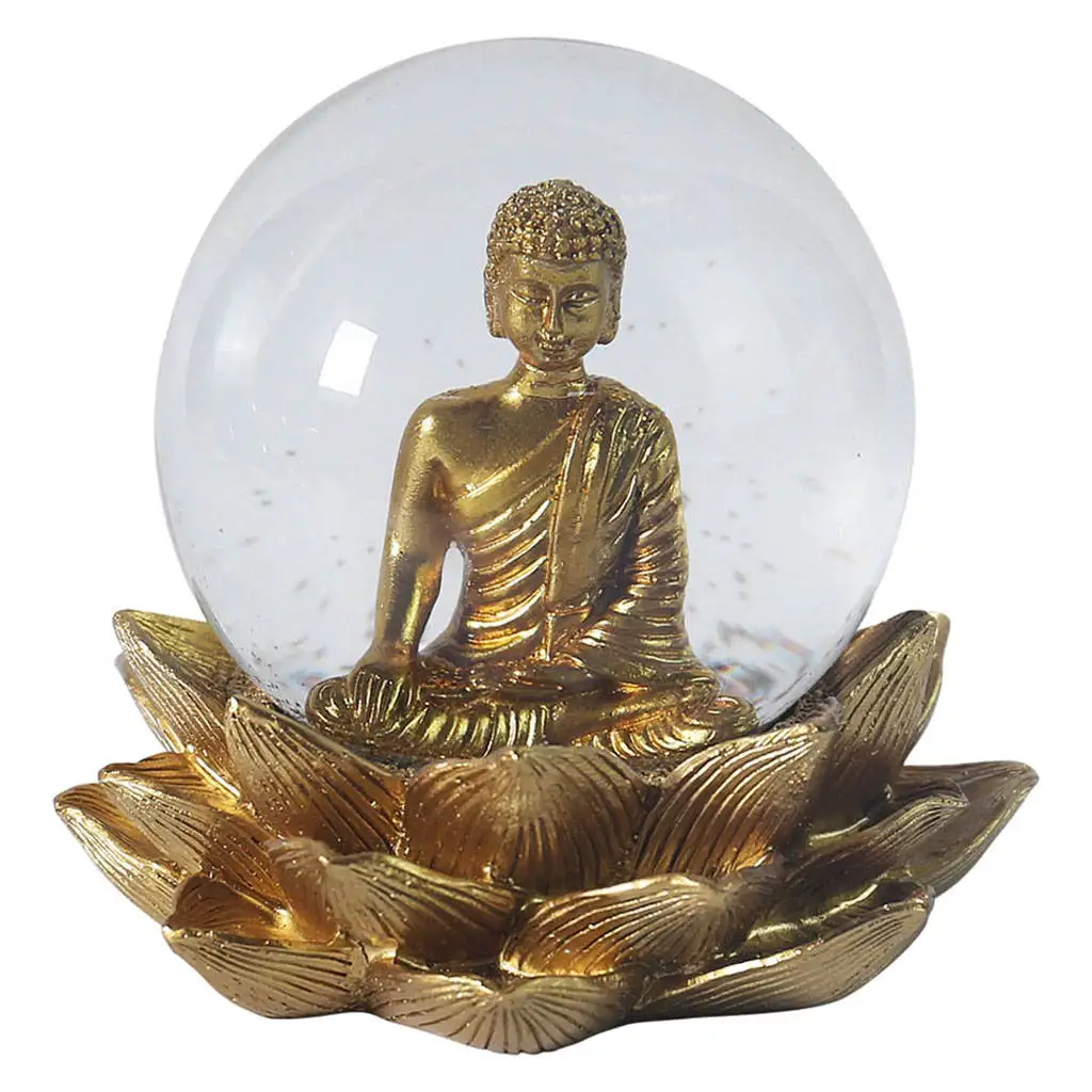 2x Buddha Statue Fengshui Thai Figurine Temple Sculpture Meditation